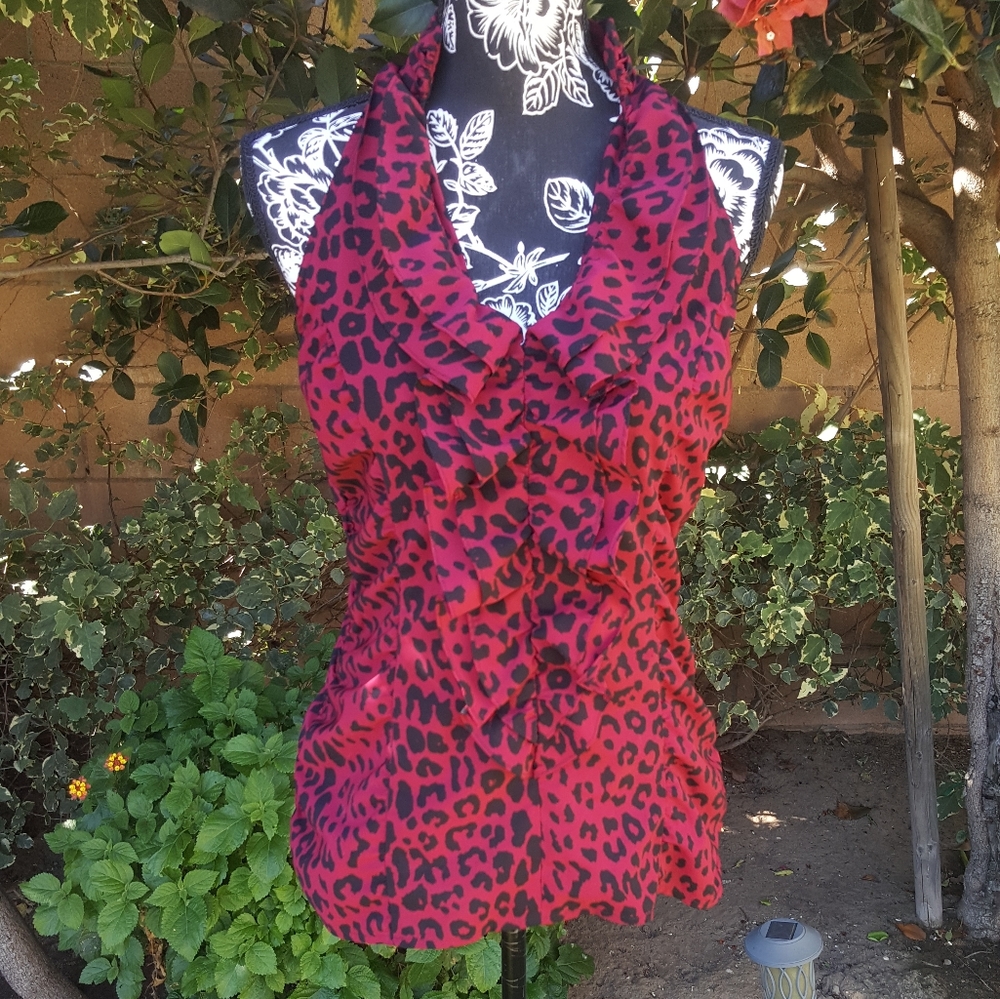 Express Leopard print top